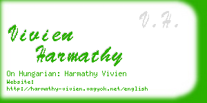 vivien harmathy business card
